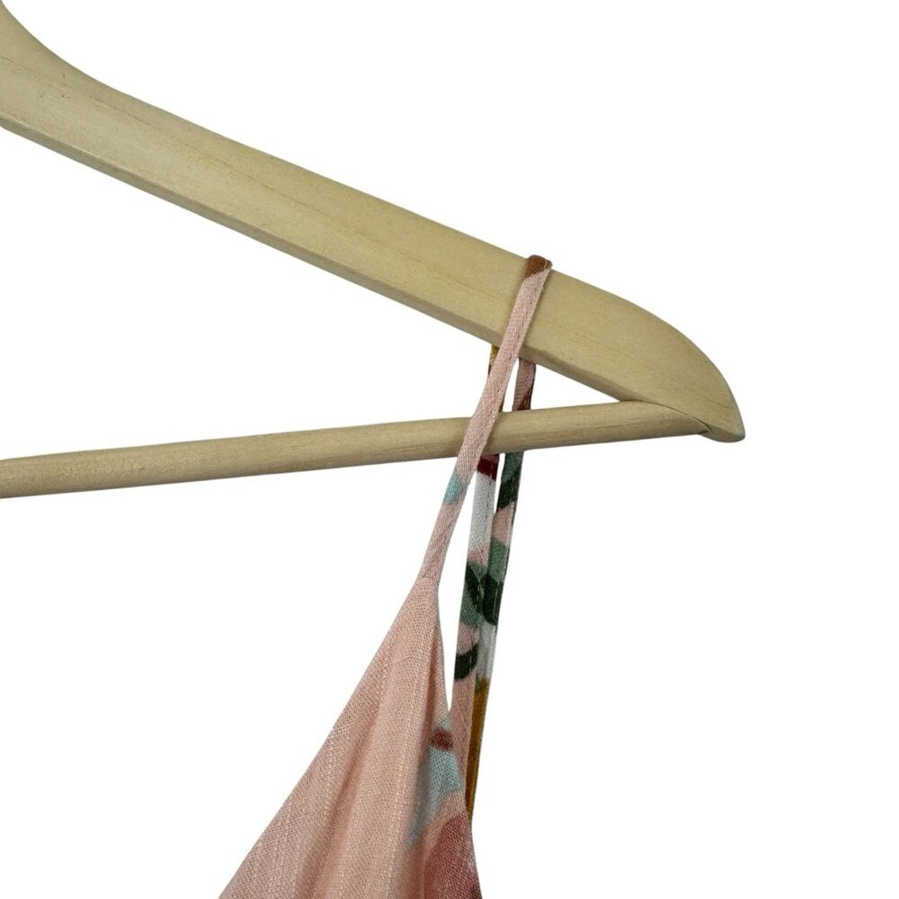 Anthropologie Paper Heart Large Fryit Fruit Maxi Dress Linen Blend Womens READ - Picture 6 of 14